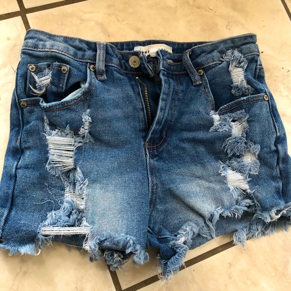 Almost Famous Jean Ripped Shorts